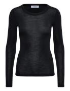 Mscally Long Sleeve Top Black Minus