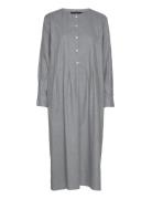 Hirse Dress Melange Twill Grey Naja Lauf