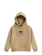 Archive Shield Raglan Hoodie Beige GANT