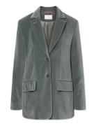 Caroline Jacket Soft Velvet Grey Naja Lauf