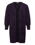 Kcvilda Long Cardigan Purple Kaffe Curve