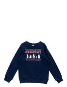 Vinterhjärta Colltröja Navy Martinex