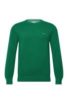 Cotton Pique C-Neck Green GANT