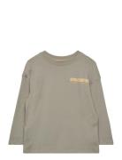 Printed Cotton-Blend T-Shirt Khaki Mango