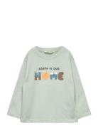 Printed Cotton-Blend T-Shirt Green Mango