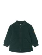 Combed Wool Cardigan Green Mikk-line