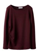 Nkfkendra Ls Xsl Top Burgundy Name It