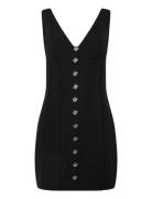 Crepe Off Shoulder Dress Black ROTATE Birger Christensen