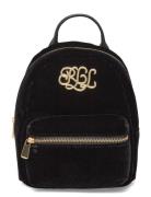 Velvet Mini Stevie Crossbody Backpack Black Lauren Ralph Lauren