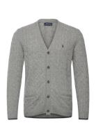 Cable-Knit Wool-Cashmere Cardigan Grey Polo Ralph Lauren