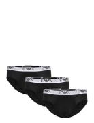 3 Pack Bottom Black Emporio Armani