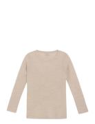 Blouse Ls - Solid Beige CeLaVi