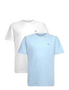 C-Neck T-Shirt 2-Pack White GANT