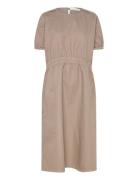 Puk Dress Cotton Linen Beige Naja Lauf