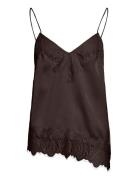 Vilea Strap Top Brown Vila