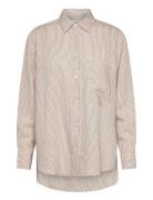Maggie Shirt Dense Stripe Beige Naja Lauf