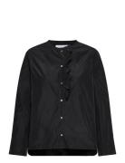 Natalia Blouse Taffeta Black Naja Lauf