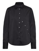 Ellis Shirt Fancy Poplin Black Naja Lauf