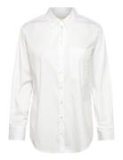 Agneta Shirt Fancy Poplin White Naja Lauf