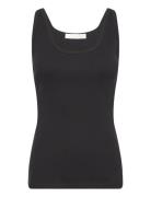 Star Tanktop Cotton Rib Black Naja Lauf