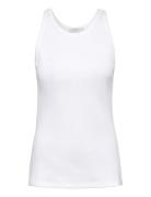 Satelite Tanktop Cotton Rib White Naja Lauf