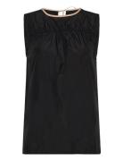 Irma Top Taffeta Black Naja Lauf