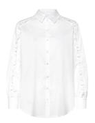 Kajsa Shirt Fancy Poplin White Naja Lauf