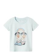 Nmfkitty Ss Top Box Blue Name It