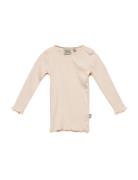 Rib T-Shirt L/S Reese Beige Wheat