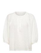 Lotta Blouse White Bubbles White Naja Lauf