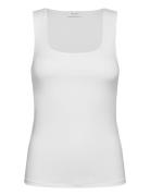 Vikenza U-Neck S/L Tank Top Rev - Noos White Vila