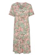 Nightdress Short Sl Pink Damella Of Sweden