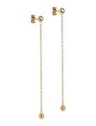 Earrings, Balloon Gold Enamel Copenhagen