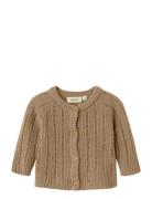 Nbmnomo Wool Ls Knit Card Lil Beige Lil'Atelier