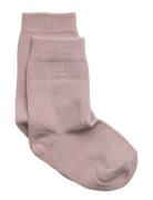 Cotton Socks Pink Melton