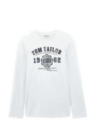 Printed Longsleeve White Tom Tailor