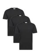 3-Pack Tee S/S Black Shine Original
