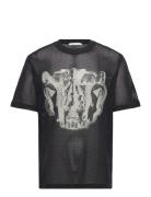 Wwhaider Mesh T-Shirt Black WOOD WOOD