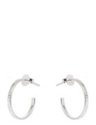 Sea Reflection Hoops Silver Pernille Corydon