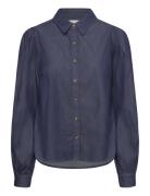 Crtallie Shirt Blue Cream