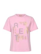 Cuaula Gith T-Shirt Pink Culture