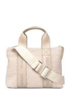 Becky Sh_Tote Mini Beige HUGO