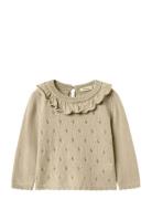 Nmfnalio Wool Ls Knit Lil Beige Lil'Atelier