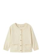 Nmnnord Wo/Co Ls Knit Card Lil Cream Lil'Atelier