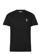 Embroidery Tee S/S Black Lindbergh
