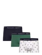 Skier Print Trunk 3-Pack Gb Navy GANT