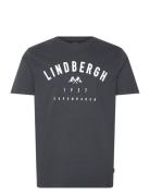 Logo Tee S/S Grey Lindbergh