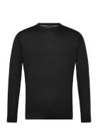 Merino Blend O-Neck Knit Black Lindbergh