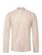 Yarn Dyed Oxford Superflex Shirt Beige Lindbergh