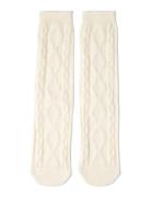 Socks Cable Knit White Lindex